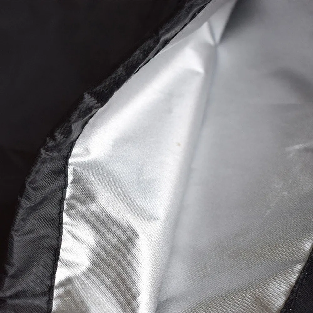 Chiminea Cover for Outdoor Fireplace Protection - 190T Silver Coated Fabric Dust Cover for Patio Stove Storage