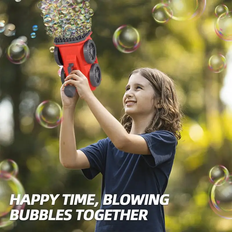 Bubble Machine For Kids Creative 139 Holes Engineering Vehicle Bubble Blower Outdoor Bubble Machine Summer Toys Electric gifts