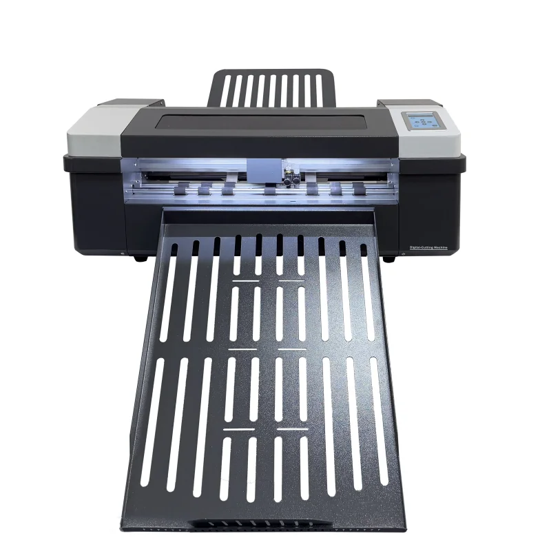 High Speed Auto Feeding Double Heads Creasing and Cutting Plotter Sticker Label Cutting Machine Die Cutter