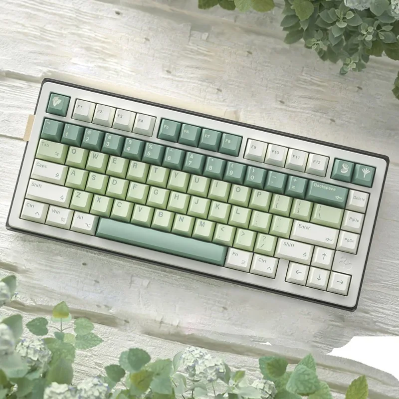 녹색 채소 테마 키캡 세트 이미지