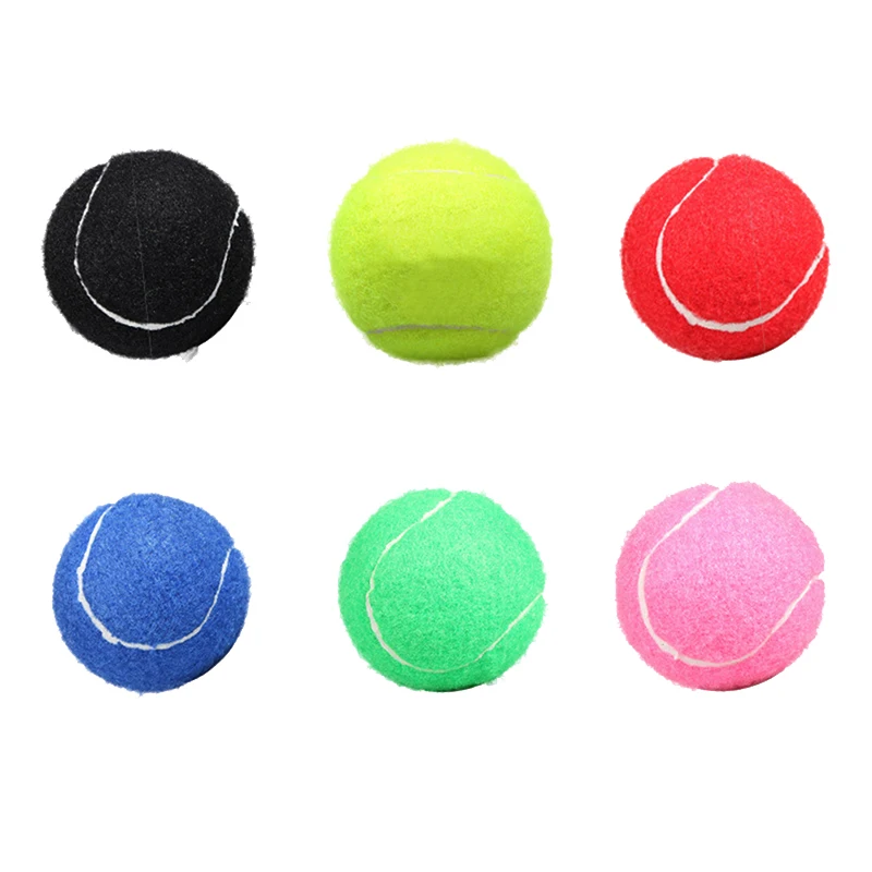 Professional Reinforced Rubber Tennis Ball Shock Absorber High Elasticity Durable Training Ball For Club School Training