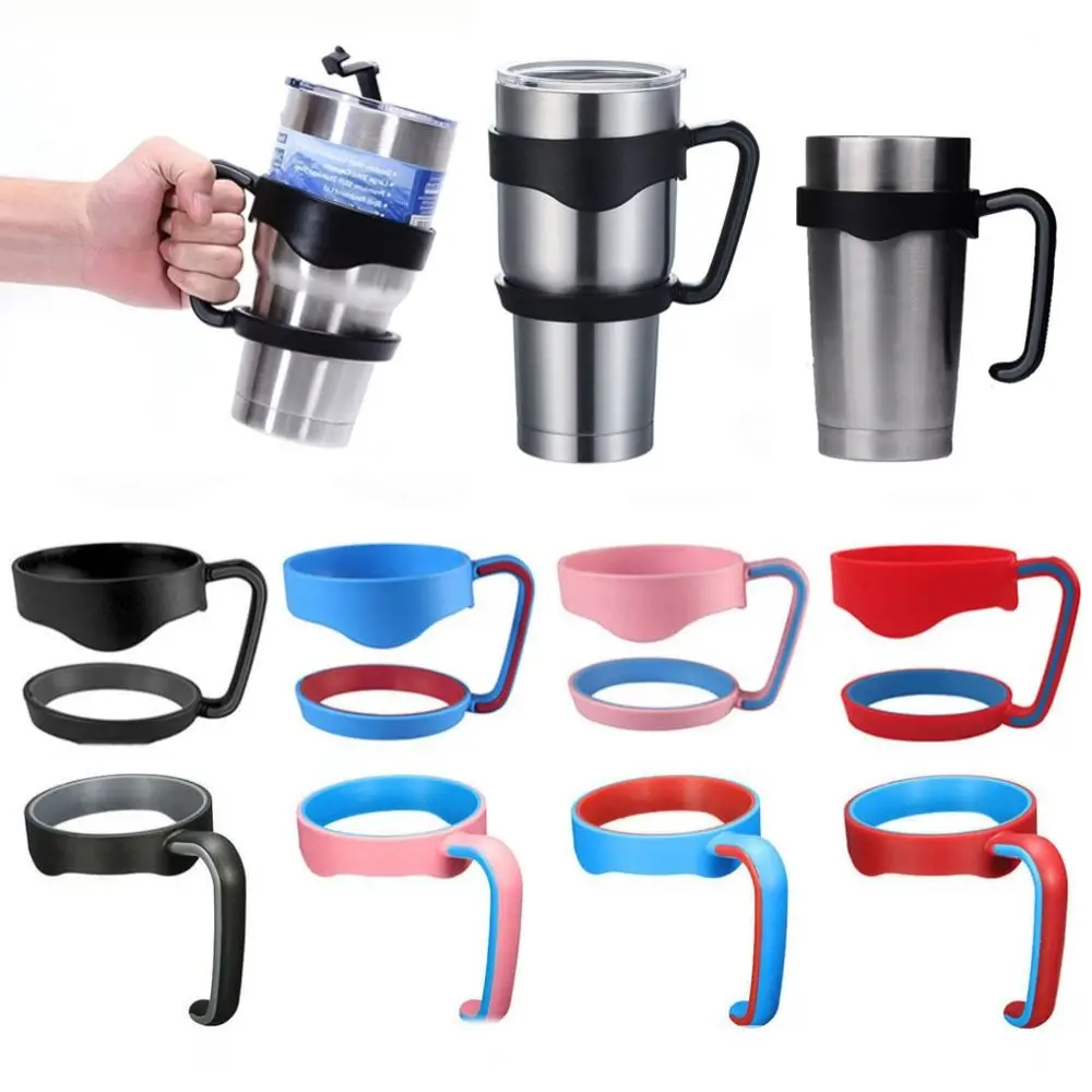 Water Bottle Tumbler Cup Handle for Yetti Rambller 20oz/30Oz Travel Mug Holder  Car Vehicle Cup Drink Holder Rack Bottle Holder