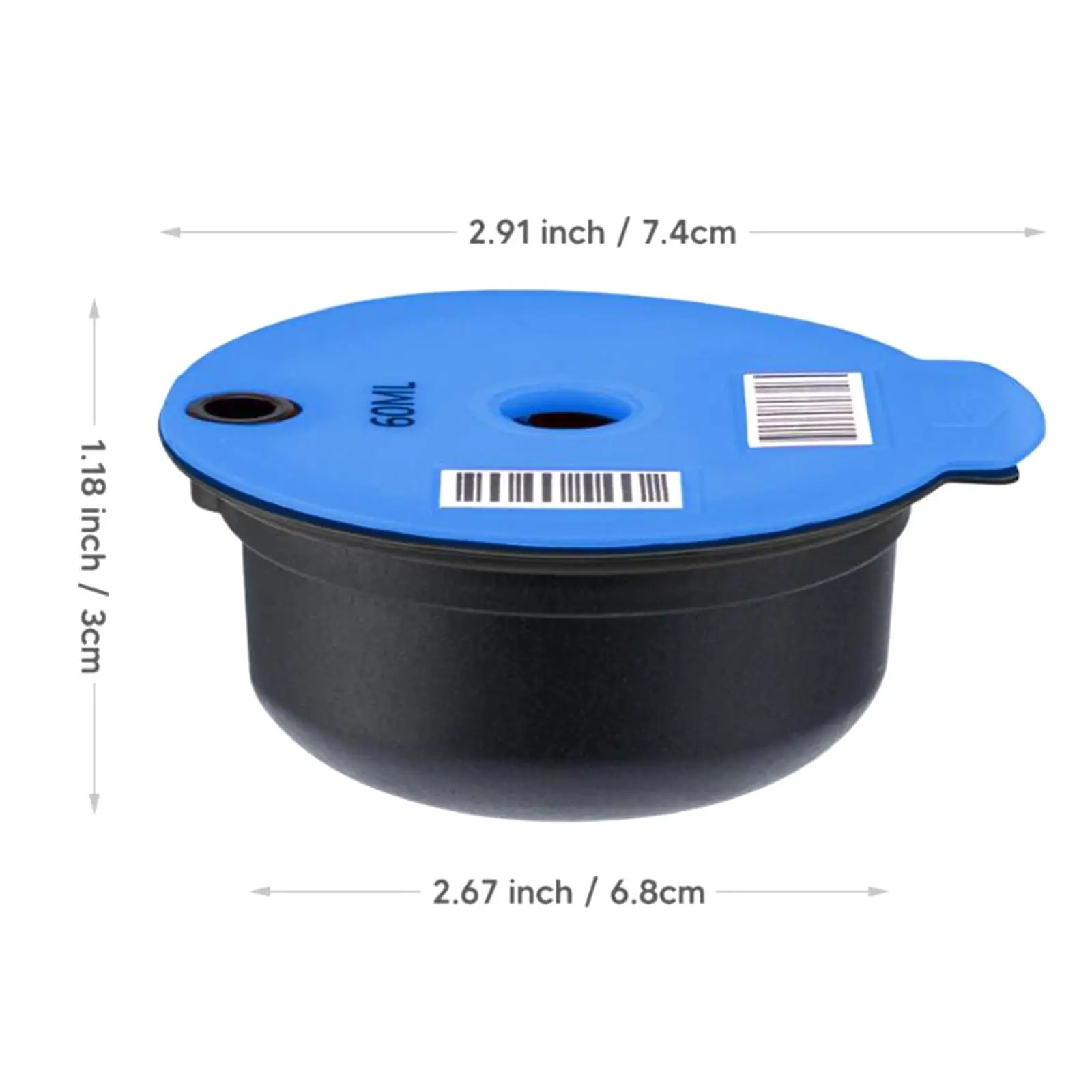 كبسولات قهوة صديقة للبيئة مع إعداد عالمي وغطاء مريح