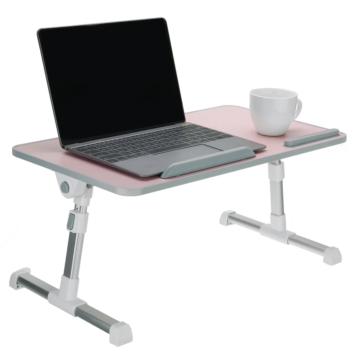 Pink Portable Folding Laptop Stand Holder Study Table  Cooling Fan Foldable Computer Desk