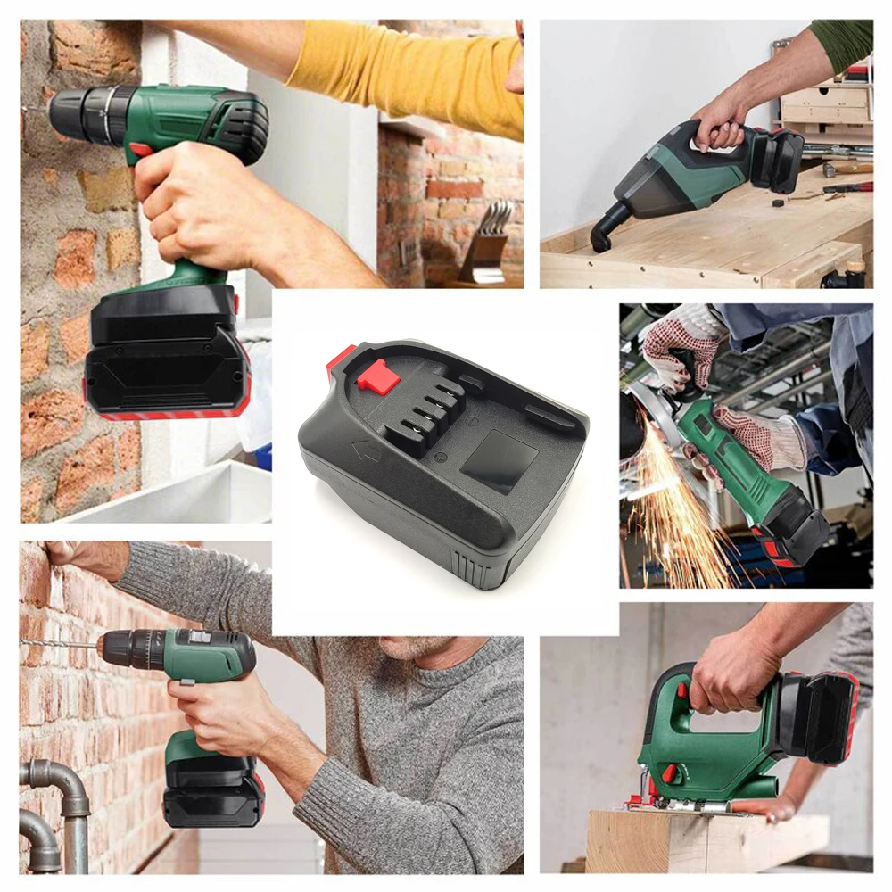 Battery Converter Adapter For Metabo 18V Lithium Battery Converted To Bosch C Power Tool Replace 18V Green Adapter Use