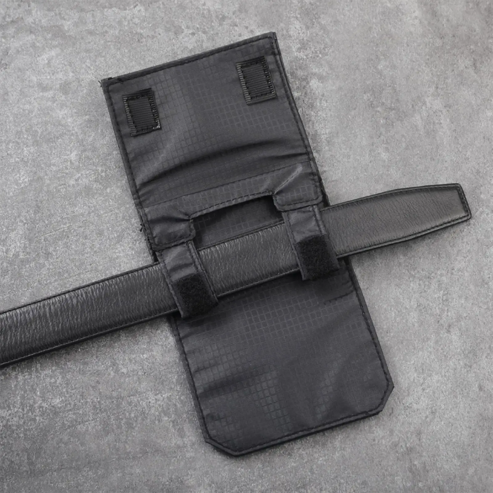 Gürtelbrieftasche, schlank, tragbar, schneller Zugriff, unsichtbare Nylon-Gürteltasche für Ausweis, Reisepass, Handy, Schlüssel, Kreditkarte, Reisen – Detail 10