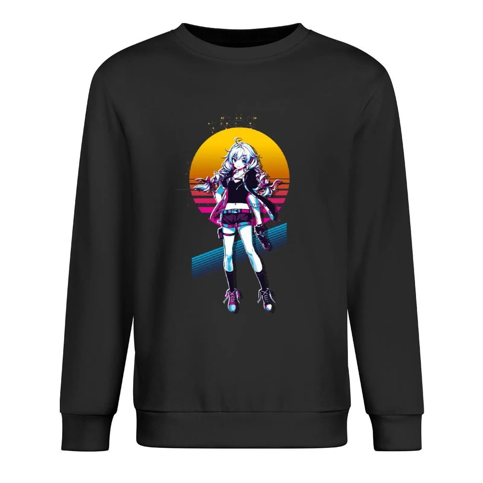 

Honkai Impact - Kiana Kaslana *80s retro* Pullover men clothes tracksuit men blouse tracksuits oversize sweatshirts