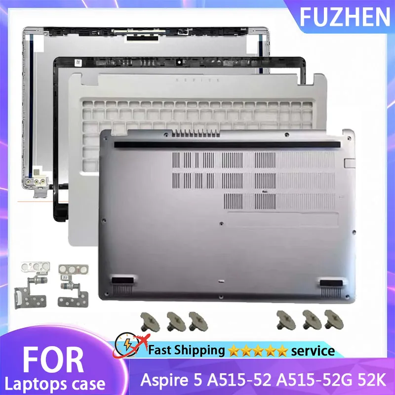 

Replace Cover For Aspire 5 A515-52 A515-52G 52K LCD Screen Back Cover Front Bezel Palmrest Bottom Case