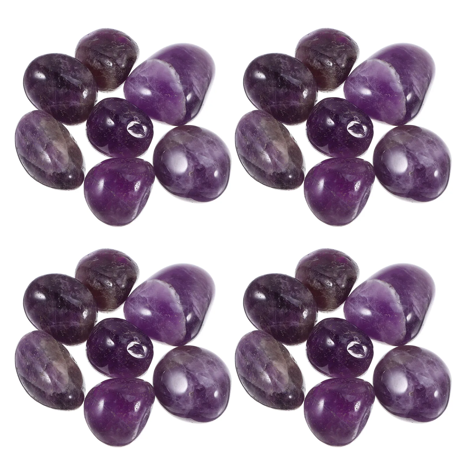 

Natural Tumbled Stones 2 3cm Rose Quartz Crystals Polished Healing Amethyst Agate Gemstone Decor Aquarium Pebbles Vase Fillers
