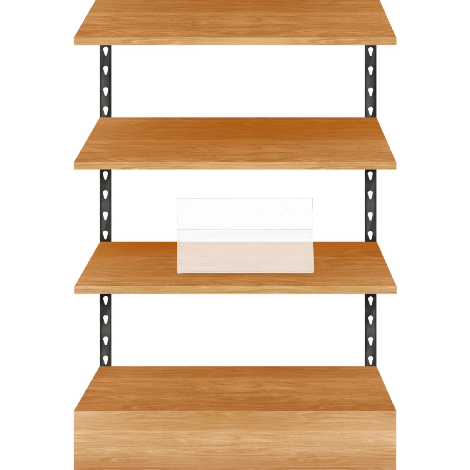 

100Pcs Clear Label Holder Plastic Shelf Edge Label Holders for Price Card Display Retail Store Sign Holder Clamps