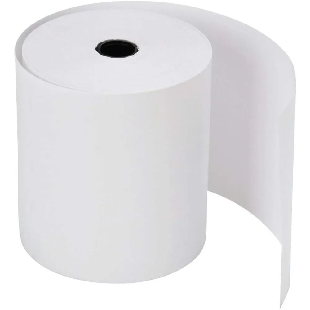 (50 Rolls) 3 1/8 x 230 Thermal Paper Receipt Rolls (55 GSM - Honeycomb Core) Fits All POS Cash Registers Printers