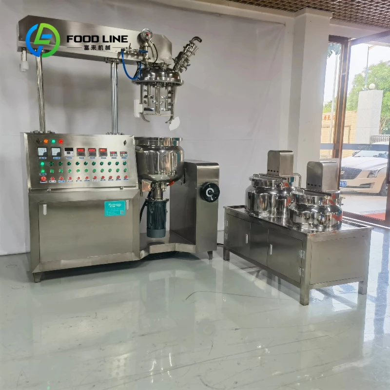 Customized Vacuum Homogenizer Mixer Machine -Skin Care Cream Emulsifying Mixing for Cosmetic Manufacturing Production Line