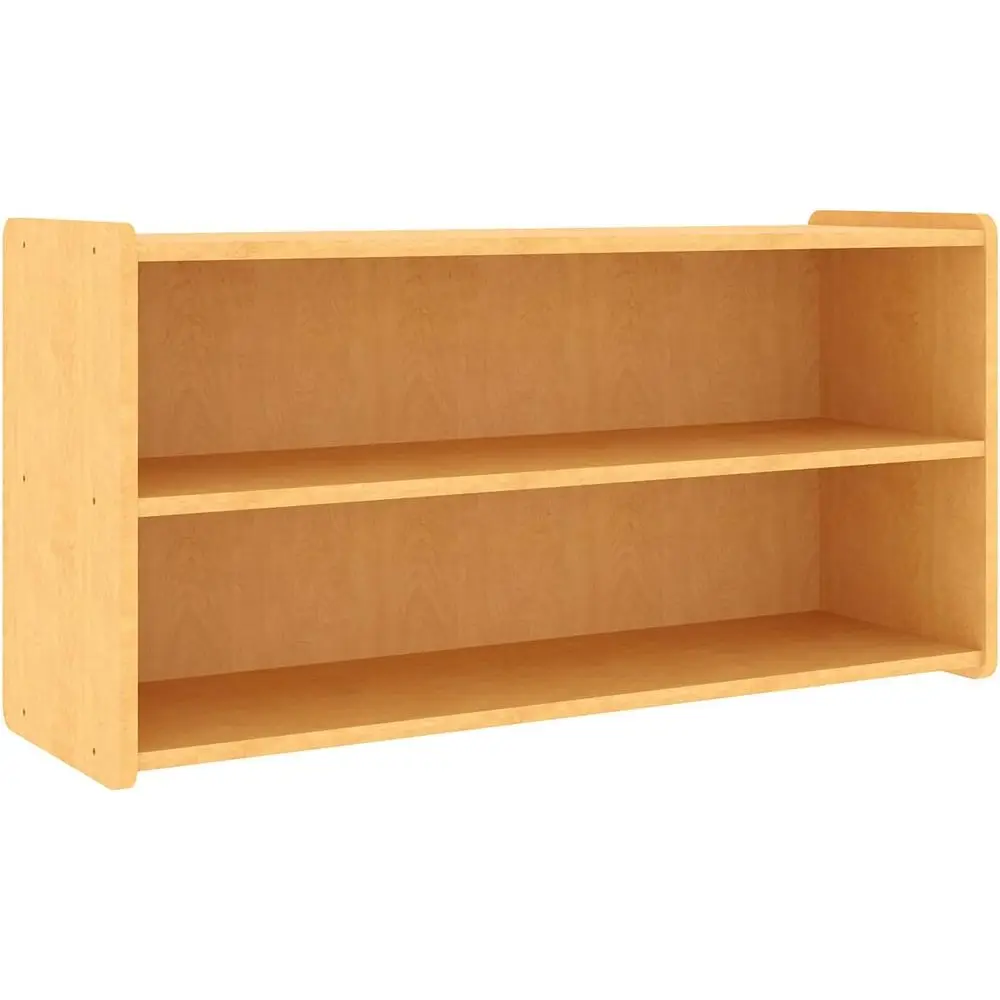 

Maple Wooden 2-Shelf Storage Cabinet for Kids, 46 Wide x 23.5 High, Suitable for Classroom and Preschool