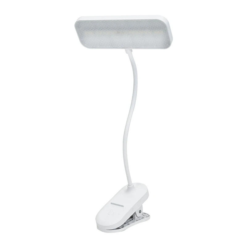 

Eye-Caring LED Book Light With Adjustable Brightness & Color Modes, USB Rechargeable Reading Lamp Durable