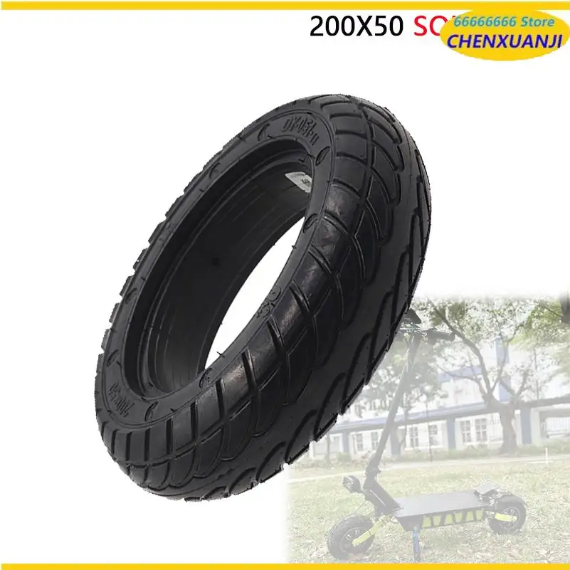 

Цельнолитая шина 200x50, утолщенная, износостойкая, взрывобезопасная, не требующая подкачки, из цельной резины.