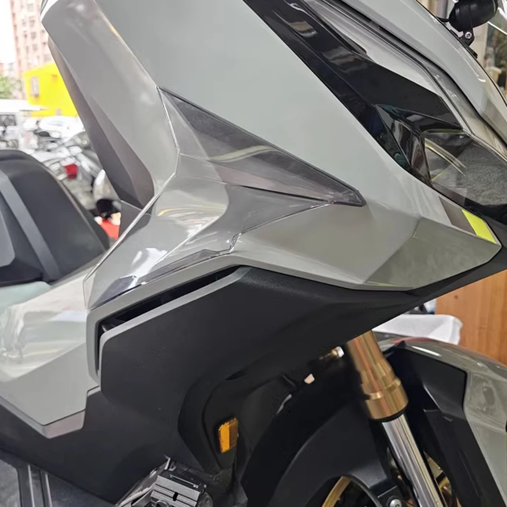 لهوندا ADV350 ADV 350 2022-2026 دراجة نارية الجانب الأيمن الأيسر هدية الجانب غطاء الجناح منحرف الزجاج الأمامي ملحقات الشاشة