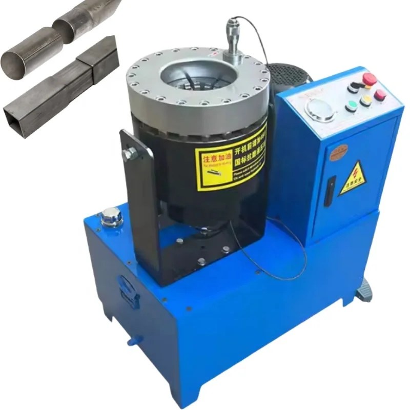 Macchina per restringimento tubi Testa del tubo per tubi in acciaio Riduce i giunti del diametro Premendo la macchina per la formatura dell'estremità del tubo Macchina per la riduzione del tubo