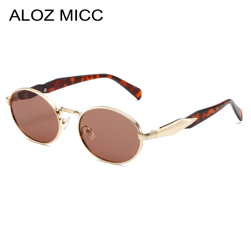 

Classic Punk Metal Oval Sunglasses Women For Men Luxury Brand Designer Trend Sun Glasses Fashion Vintage Steam punk Shade