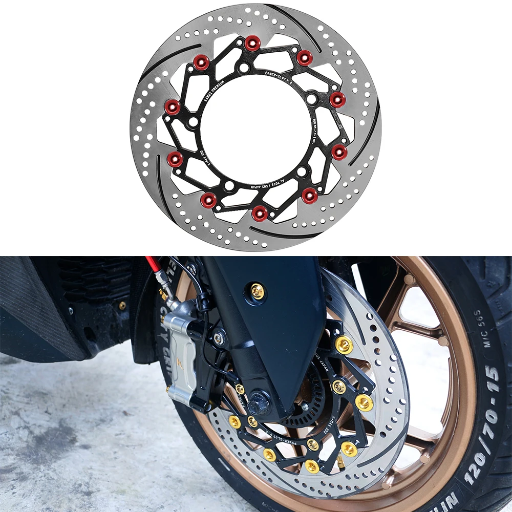 

Motorcycle Modification Brake Disc For YAMAHA XMAX300 Xmax 300 300MM Floating Disc Modification Radiation Adapter Code