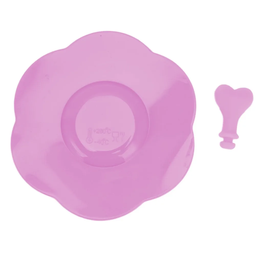 4Pcs Simple Silicone Cup Lid Flexible Soft Mug Cover Elastic Structure Smooth Sealing Top Drinking Cup
