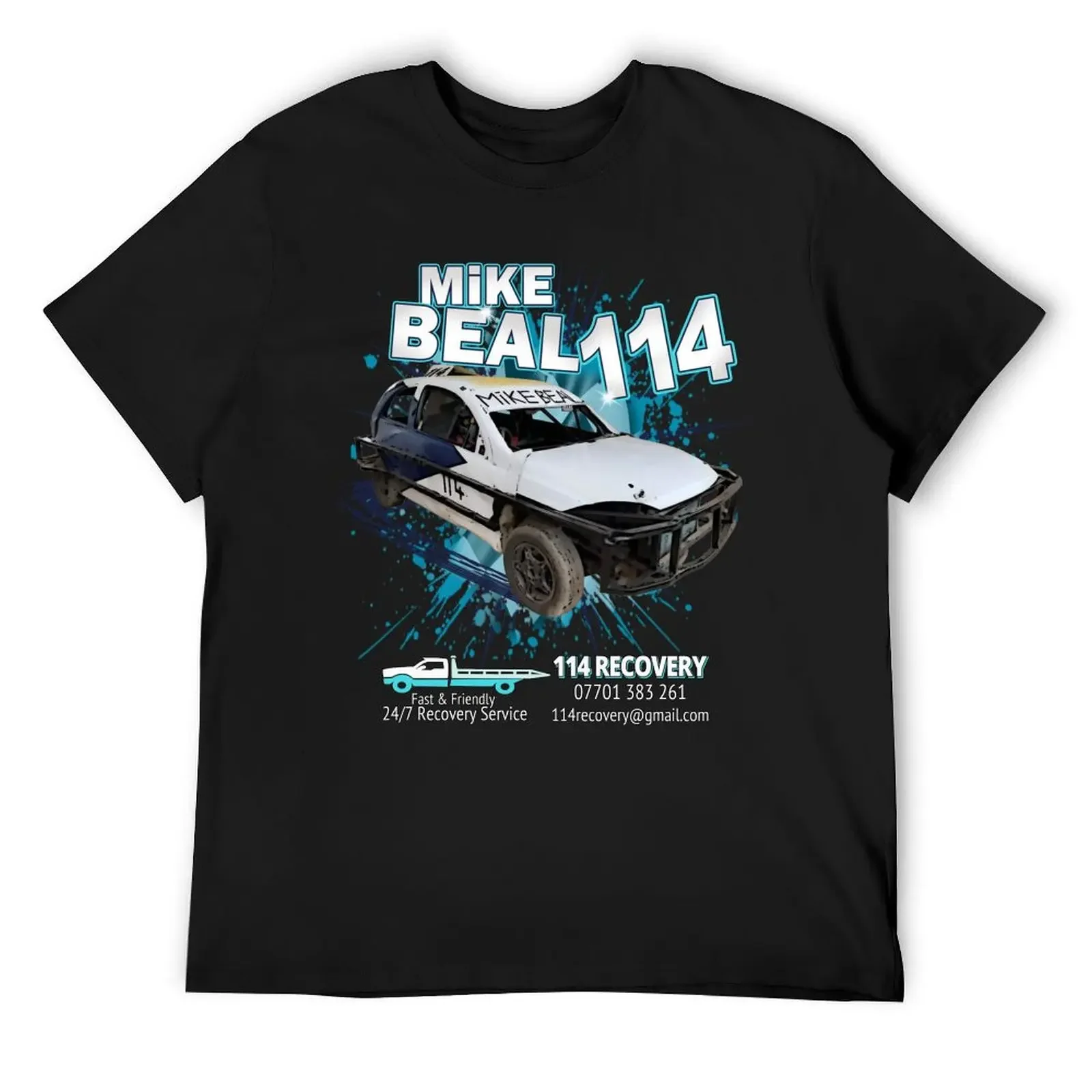 114 Mike Beal 1300 Saloon Stock Cars T-Shirt quick-drying plus sizes graphic shirts new edition mens graphic t-shirts pack