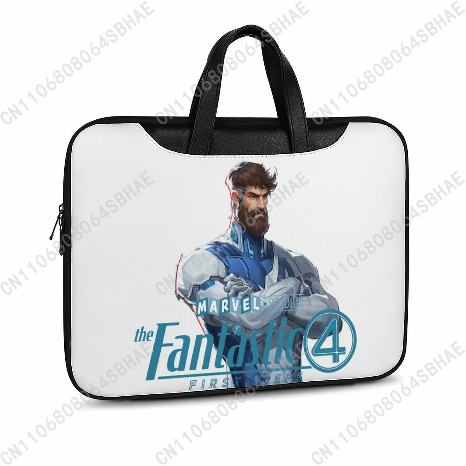 

Marvel Mister Fantastic Custom Leather Briefcase Men Woman Laptop Bag Business Retro Genuine Leather Computer Cosplay