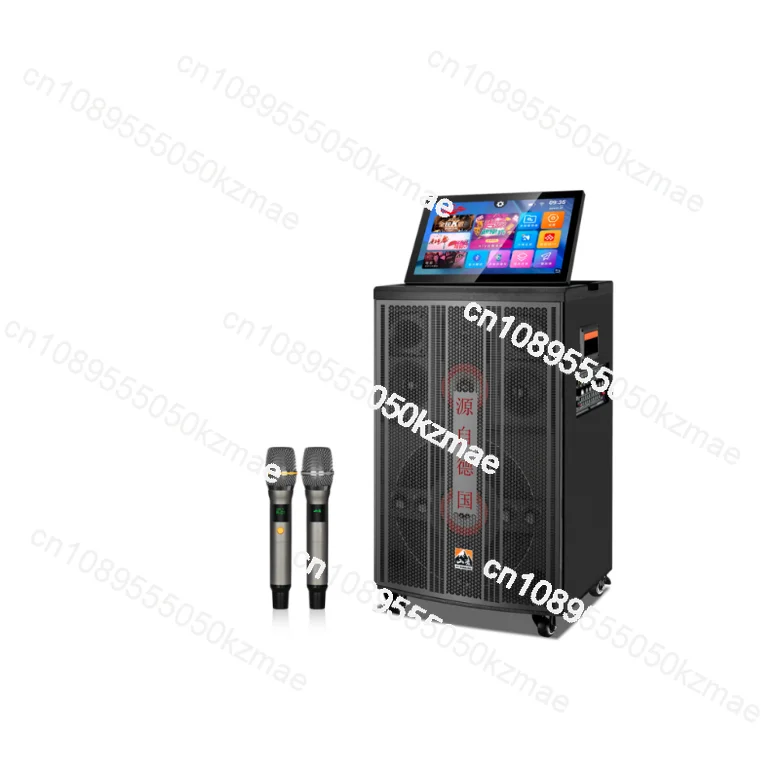 

FOR 23 ''touch Smart Display Projection Karaoke Wifi Speaker with Microphone and Bluetooth Wireless High Power Speaker