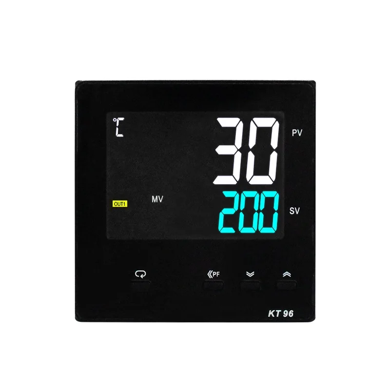 KT96 96*96   Relay SSR Dual Output  Multiple Input LCD Intelligent PID Oven Temperature Controller  Sensor