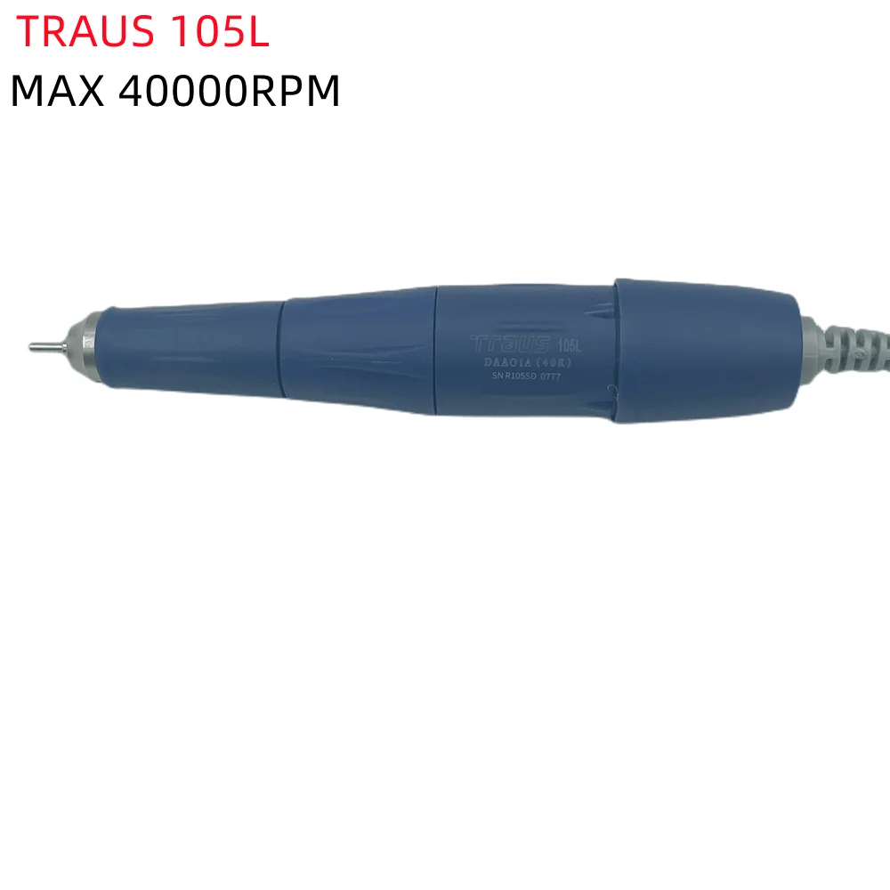 Micro motor TRAUS STRONG 105L azul 40000RPM para STRONG 210 90 204 207 LAAOVE caja de Control, bolígrafo de taladro eléctrico para manicura