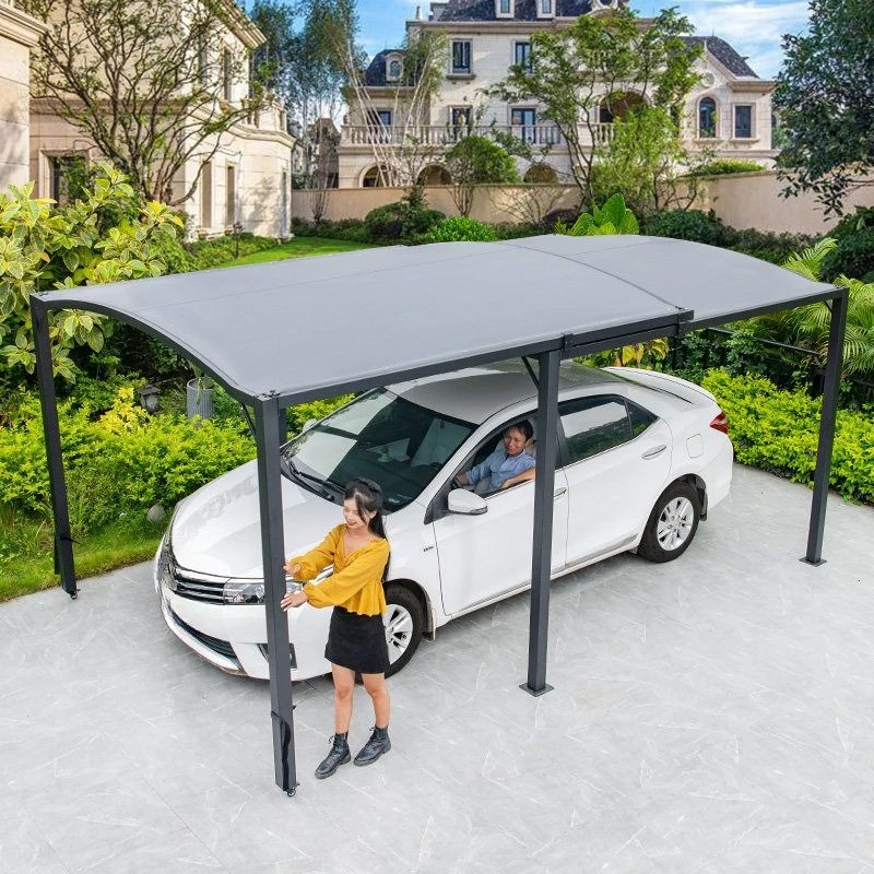 Car retractable awning, outdoor courtyard pavilion tent, roof shade to enjoy the shade