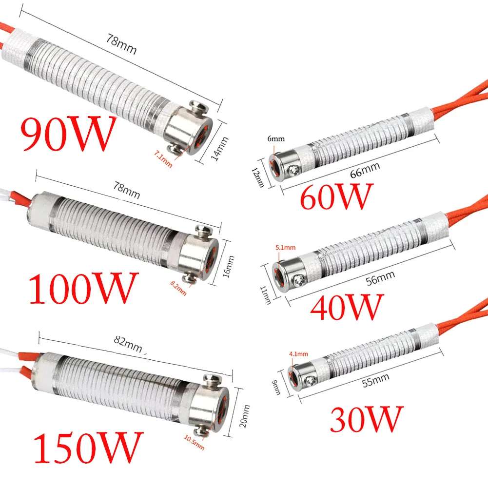 For External Heating Iron Core Welding Tools 30W - 150W Electric Soldering Iron Heating Element Metalworking Accessories