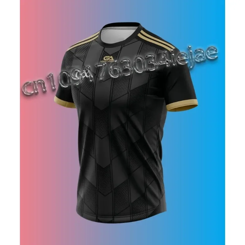

Novelty adult sports T-shirt, 3D printed loose shirt, round neck, breathable, football match