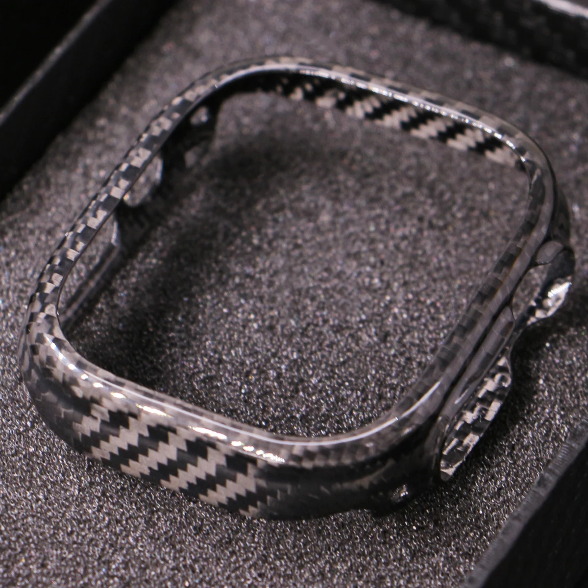 

Тонкий чехол из натурального углеродного волокна Ultra 2, 49 мм для Apple Watch Series 8 9 49 мм, защитный чехол из арамидного волокна для iWatch