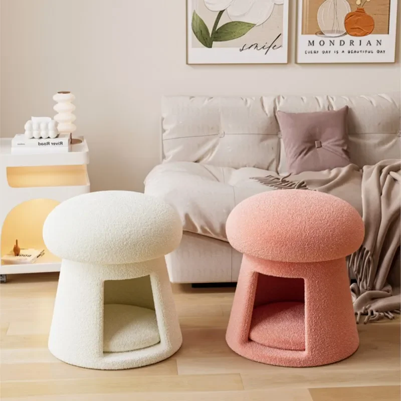 Cat Nest Shoe Changing Stool Low Stool Entrance Foyer Storage Stool Entrance Shoe Wearing Stool Furniture For The Living Room