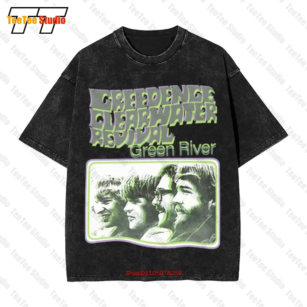 Creedence Clearwater Revival Ccr Rock Band Tour Concert Vintage Oversized T-Shirt U8AG