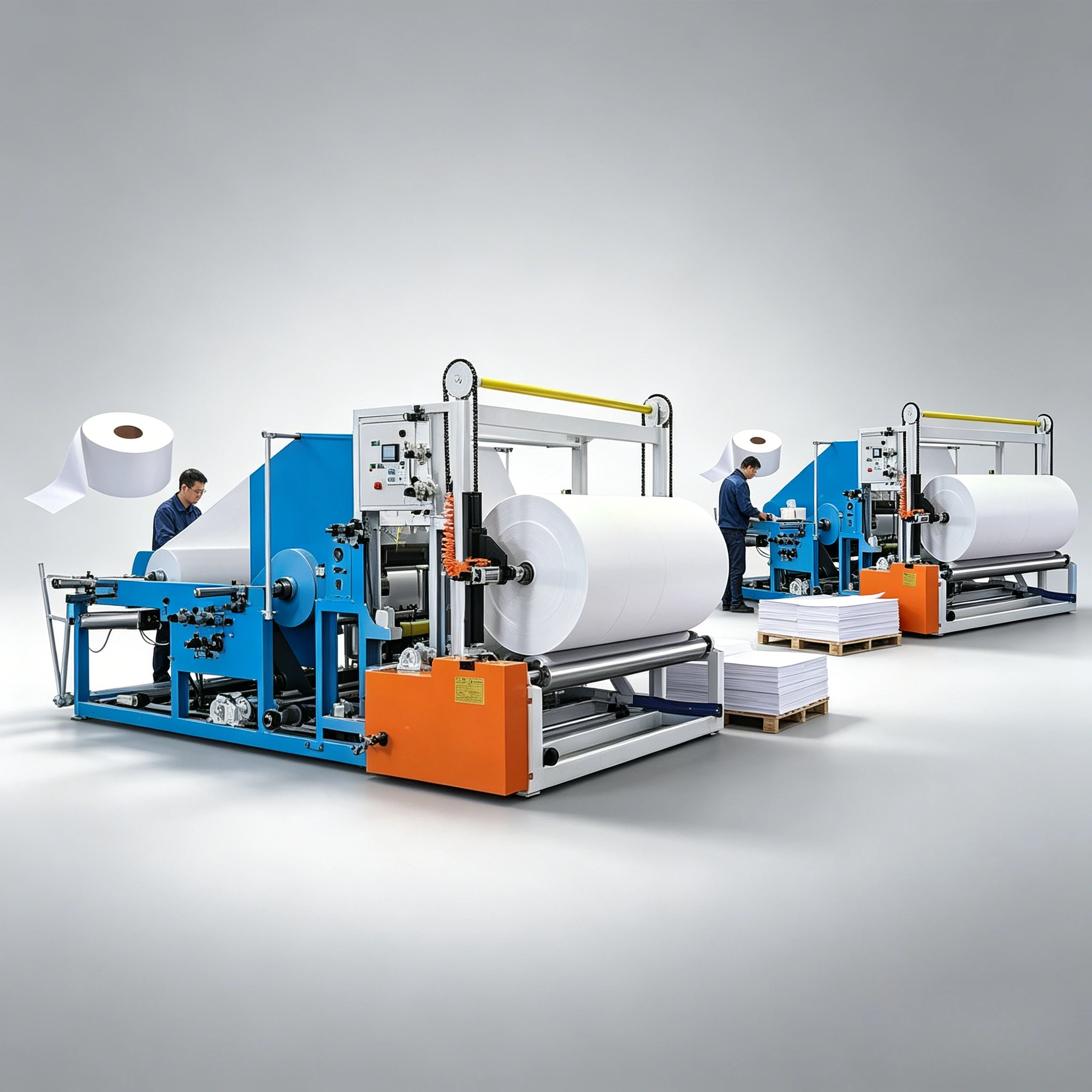China High Speed 240m/min Tissue Paper Slitting Rewinding Machine Industrial Manufacturing Equipment Manufacturer customized