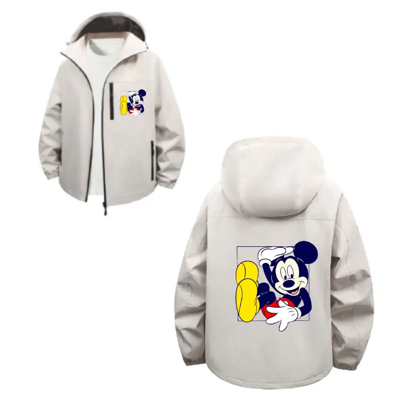 

2025 Disney Men's Jacket Spring and Autumn New Casual Couple Outdoor Slow Running Slim Fit Hooded Stormtrooper