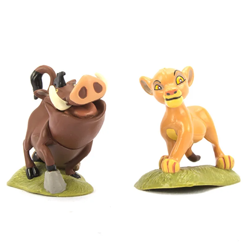 Disney Movie The Lion King Simba Nala Timon Figurine Model PVC Cartoon Classic Toy Cake Decoration Doll regalo di compleanno per bambini