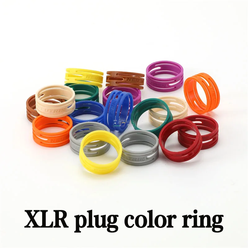 NEUTRIK XLR Balance Connector Plug Rings XXR Colored Coding Ring XLR Color Ring for NC3FXX NC4FXX NC5FXX NC7MXX NC*XX Series