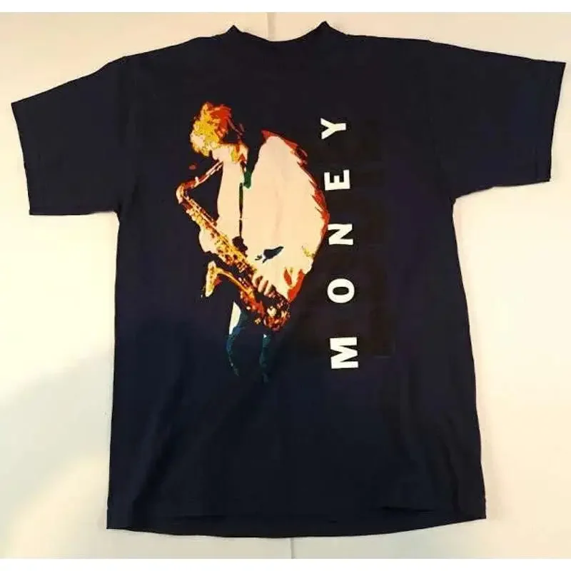 Eddie Money On Stage Black T Shirt Cotton All Size