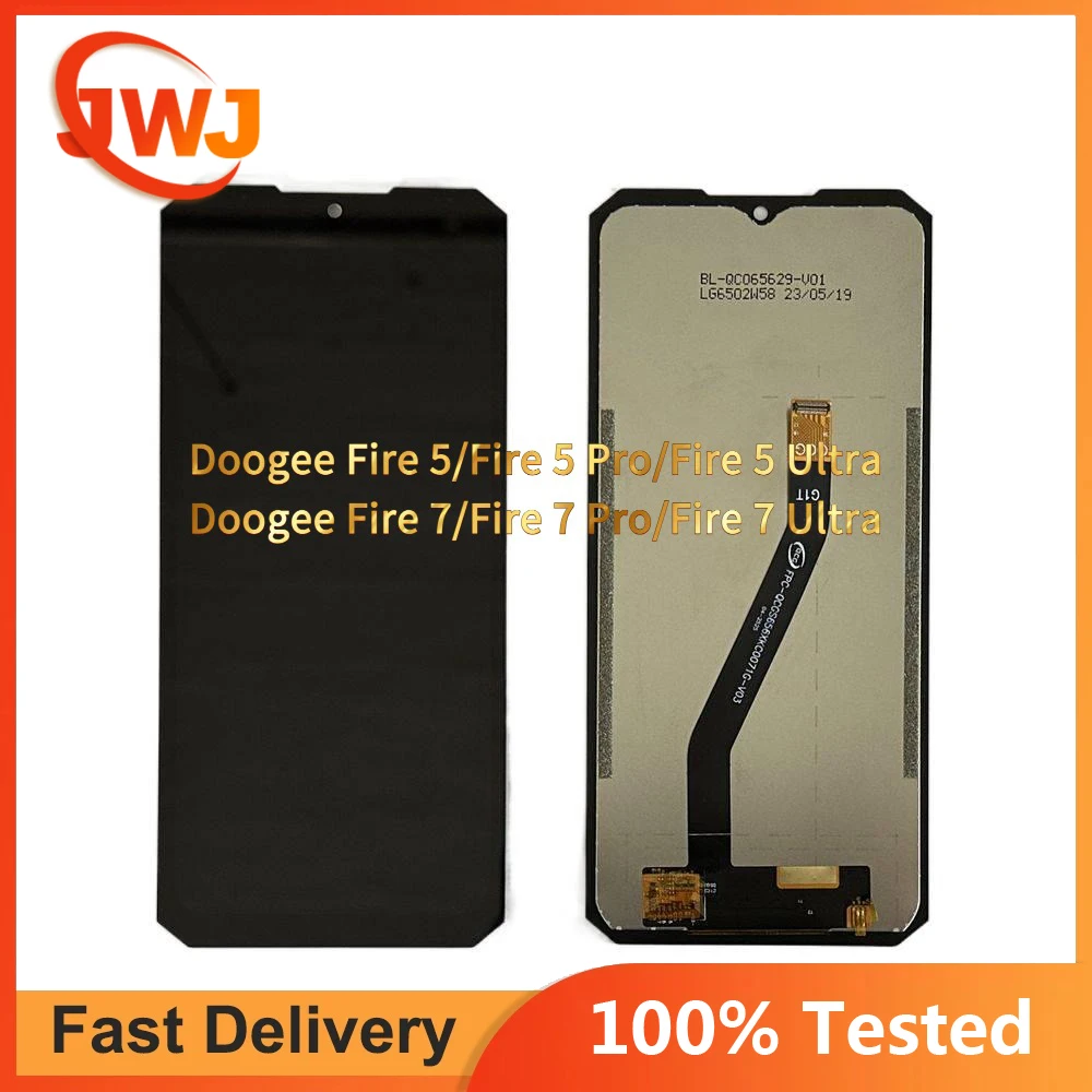 For Doogee Fire 5 Fire 5 Pro Fire 5 Ultra Fire 7/Fire 7 Pro/Fire 7 Ultra LCD Touch Screen Replacement Digitizer Assembly