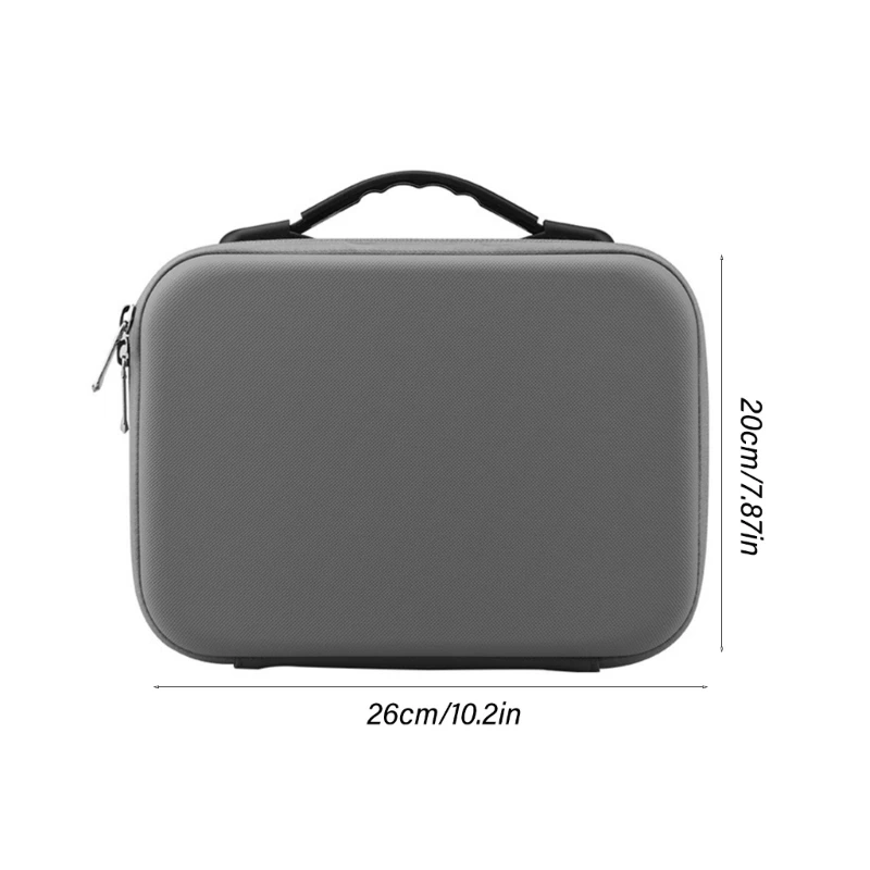 ドローン用PVCトラベルケース収納バッグ、アクセサリーコンパートメント付きポータブルキャリングボックス