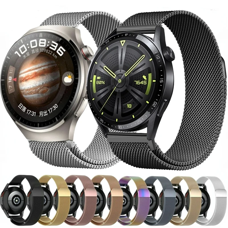 22 mm 20 mm Armband für Samsung Galaxy Watch 7/6/5/4 44 mm/40 mm Magnetschlaufenarmband Galaxy Watch 4/6 Classic 47 mm 46 mm Metallarmband – Detail 6