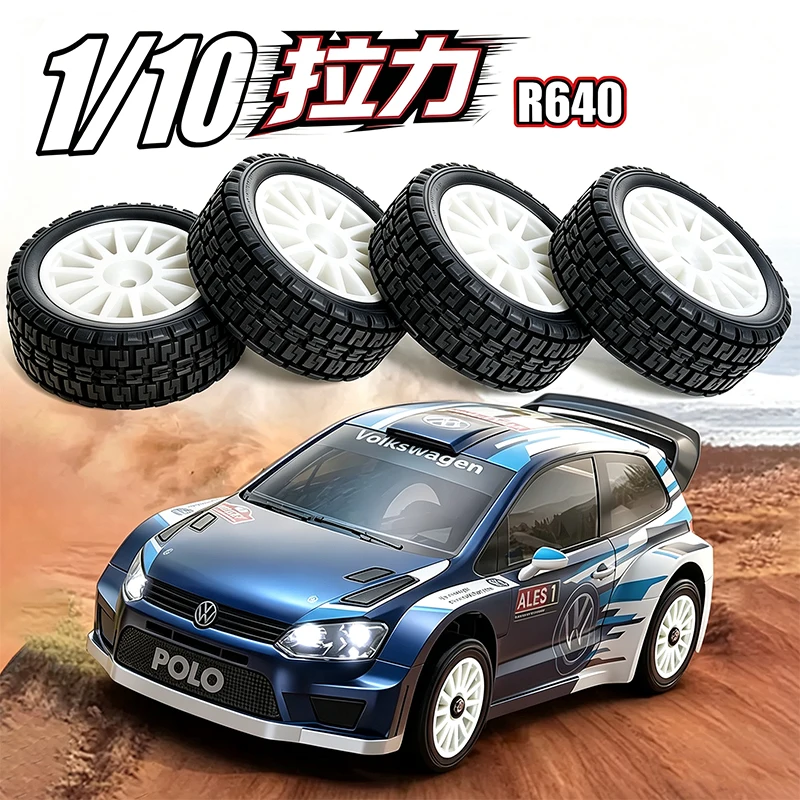 4 Stück 69 mm Gummi-Offroad-Reifen für MJX Hyper Go 10303 10304 1/10 RC Car Upgrade-Ersatzteile