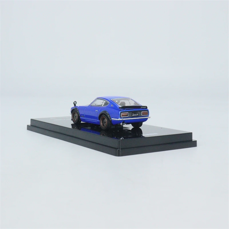 INNO64 1:64 Nissan Fairlady Z S30 Blue with carbon Hood Diecast Model Car