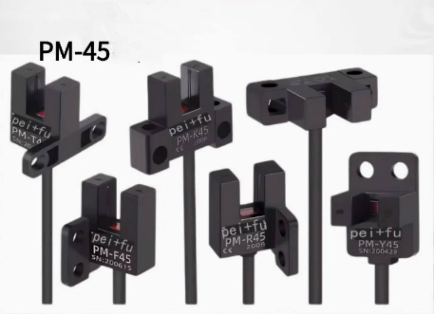 5pcs Slot type photoelectric switch PM-T45 limit switch PM-L45 induction switch U-type PM-Y45 PM-F45