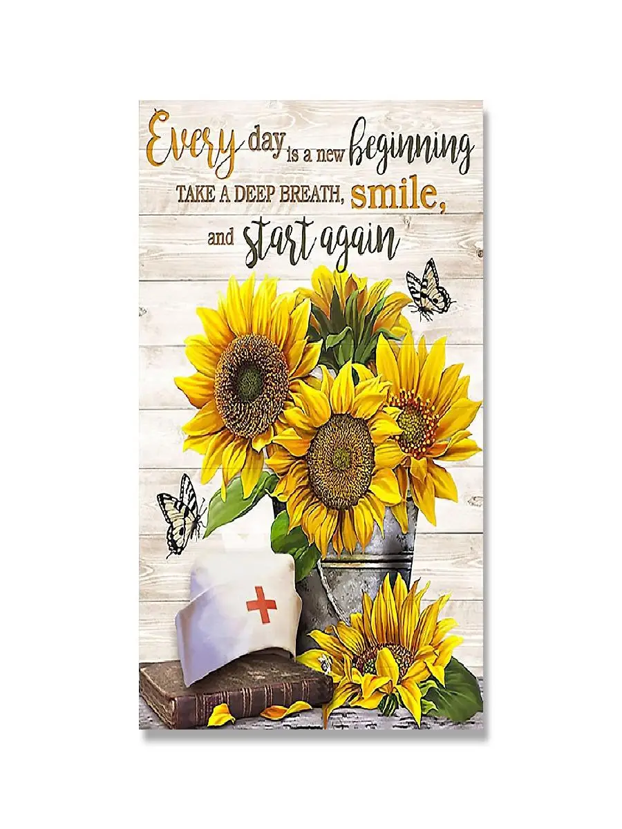 ملهمة ممرضة إقتباس قماش طباعة تحفيزية جدار الفن لديكور ممرضة عيادة #2