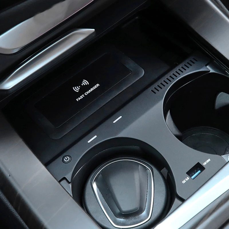 

Car 15w wireless charger phone holder fast phone charger charging plate for BMW X3 G01 X4 G02 2018-2024