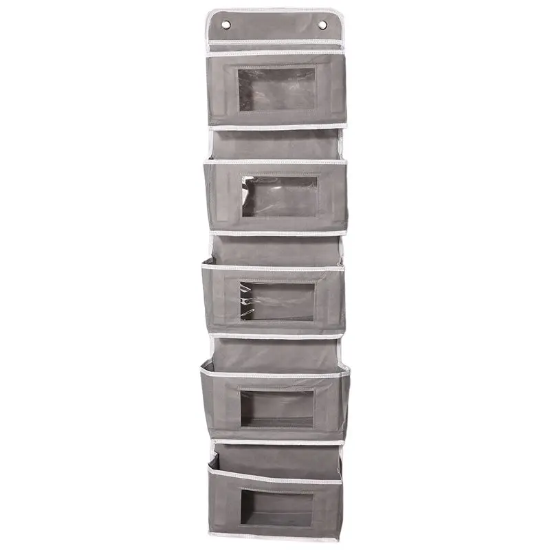 AT63-Door Hanging Storage Bag, Wardrobe Cabinet Storage Bag, Wall Mounted Rack Drawer For Kitchen Bathroom