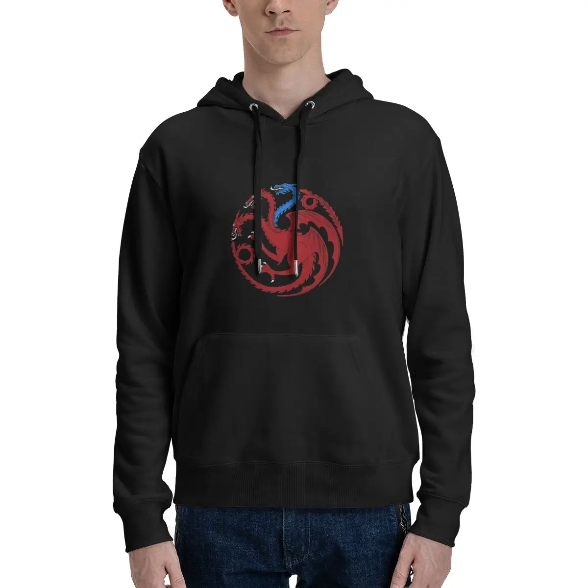 

Новый дизайн, мужские и женские хлопковые свитшоты с надписью House Targaryen